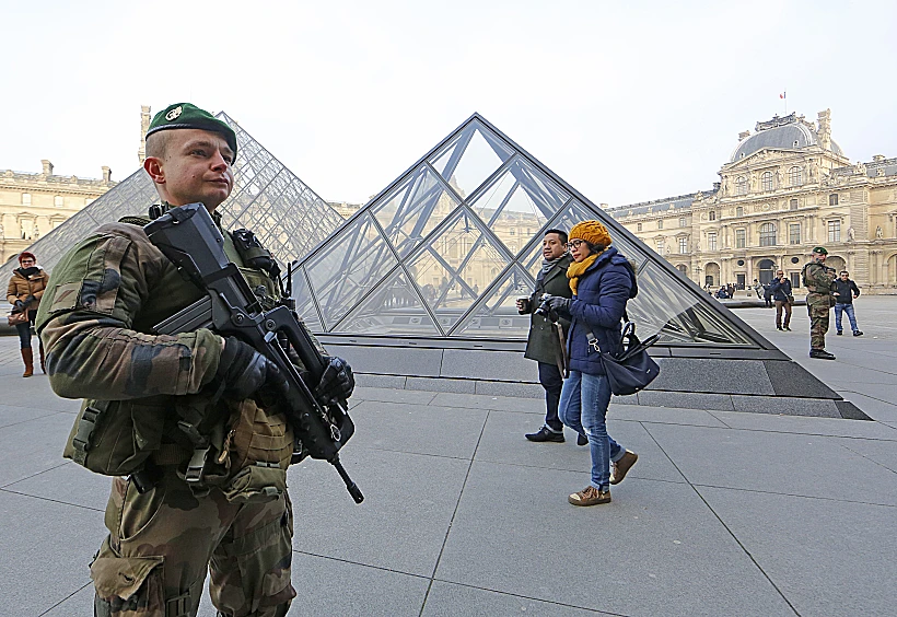 חייל, צרפתי, מוזאון, לובר, פריז,