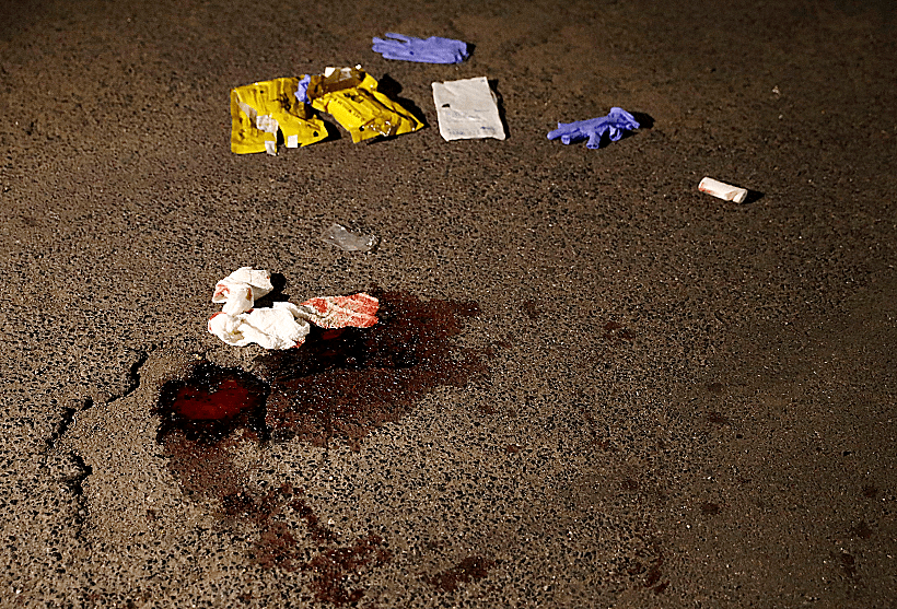 זירת אירוע הדקירה בתחנת הרכבת בעיר וירצבורג שבגרמניה