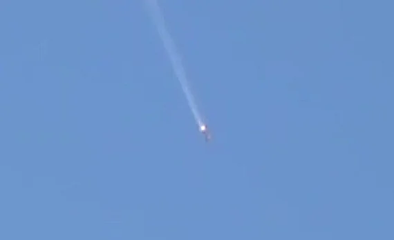 מטוס קרב שהופל בגבול סוריה-טורקיה