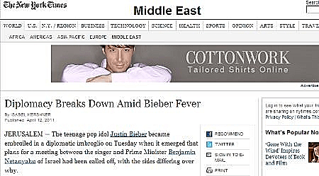 סיקור ביטול פגישת ביבר-נתניהו