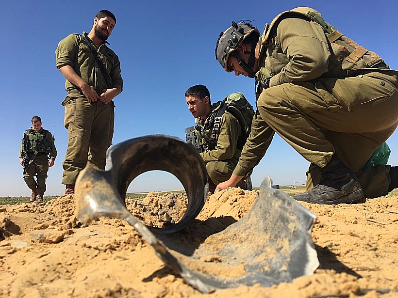 רקטה שנורתה מסיני ונפלה במועצה האזורית אשכול