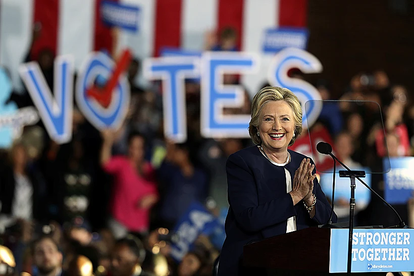 הילרי קלינטון, המועמדת הדמוקרטית לנשיאות ארה