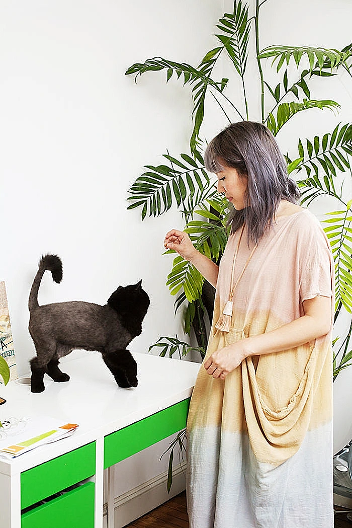 נשים ניו יורקריות עם החתולים שלהם