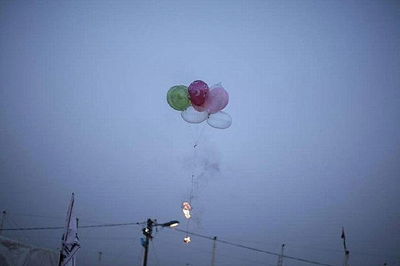 עפיפוני תבערה בעוטף עזה