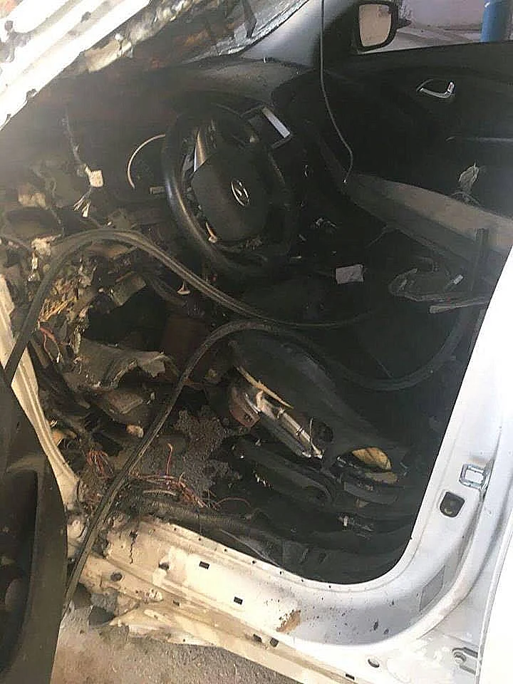 זירת ניסיון ההתנקשות באבו נעים בעזה