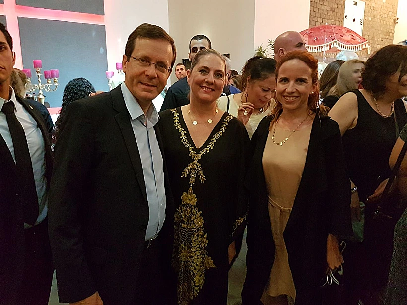 יצחק הרצוג בחגיגות המימונה