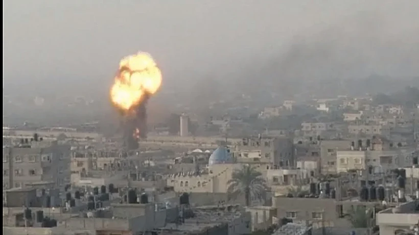 הפצצת חיל האוויר על יעדים ברצועת עזה