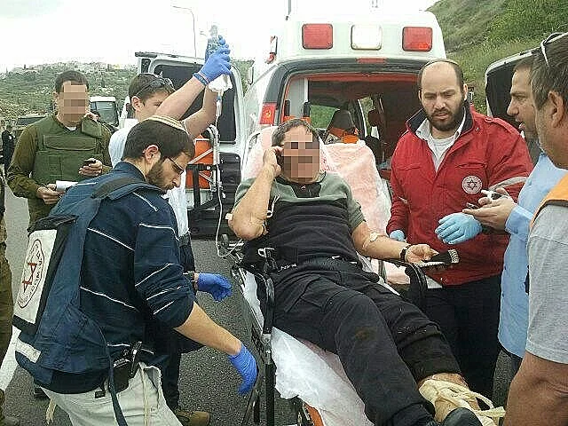 זירת פיגוע הירי סמוך לקדומים