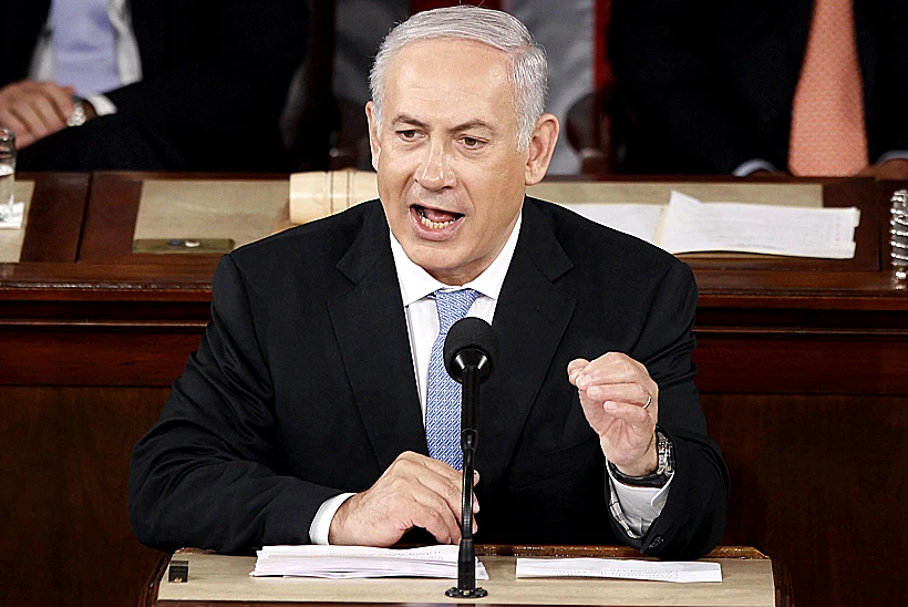 בנימין נתניהו נואם בקונגרס האמריקני