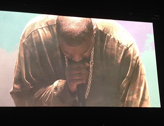 קניה ווסט בהופעה