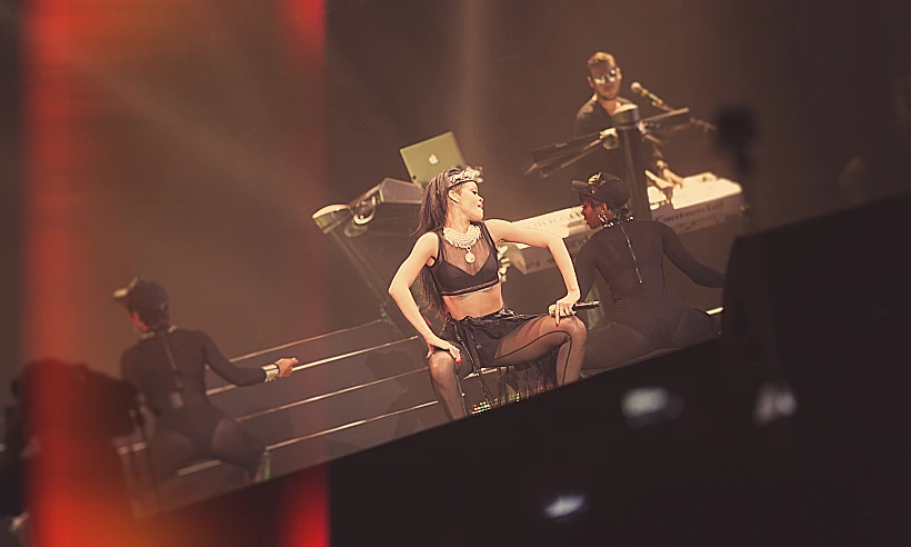 ריהאנה בהופעה בישראל