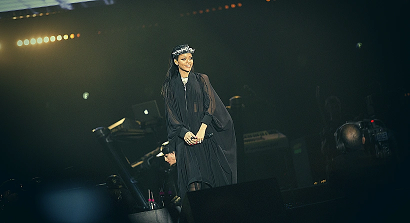 ריהאנה בהופעה בישראל