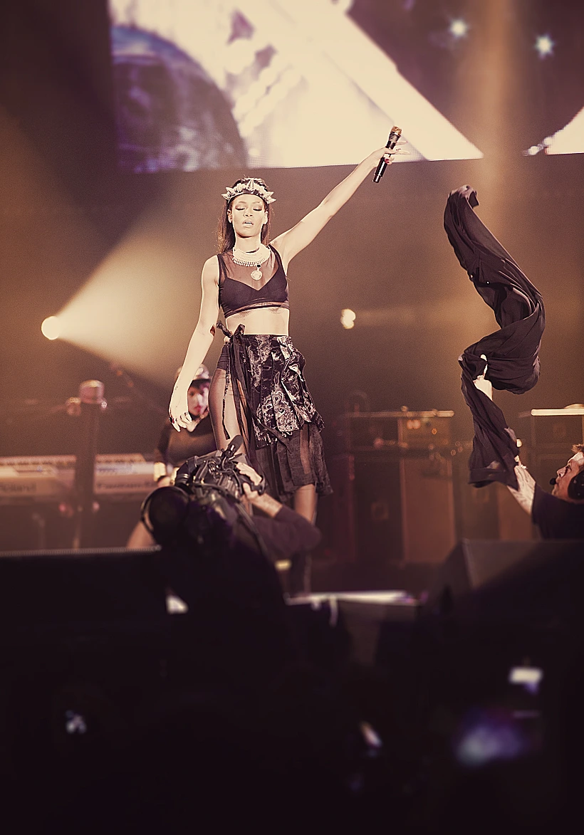 ריהאנה בהופעה בישראל