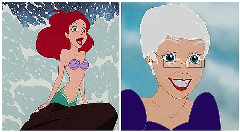 נסיכות דיסני מזדקנות