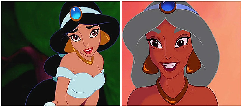 נסיכות דיסני מזדקנות