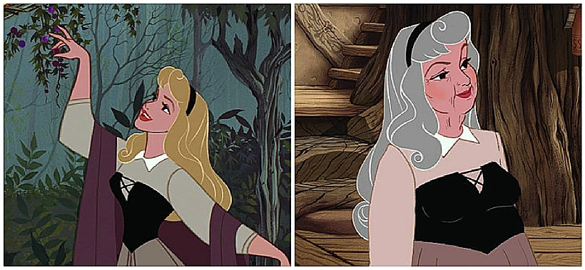 נסיכות דיסני מזדקנות