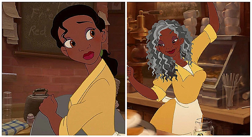 נסיכות דיסני מזדקנות