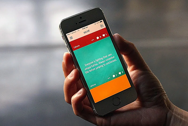 אפליקציית secret, רשת חברתית אנונימית