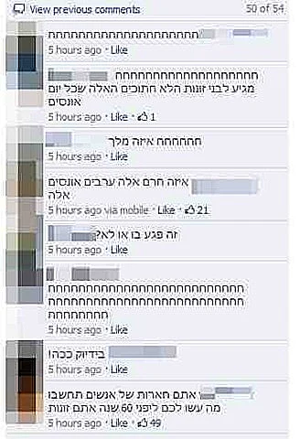 שגיא דופק ביצה לסודני - תגובות פייסבוק