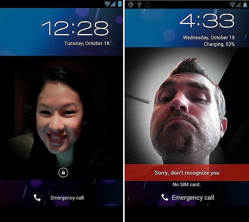 צילומי מסך של android