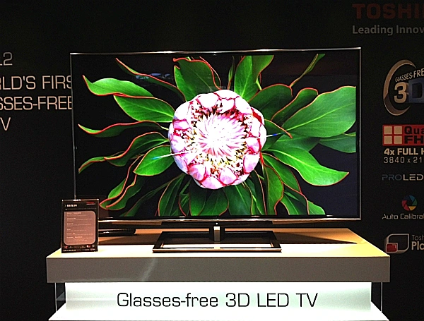 טלוויזית תלת ממד טושיבה ZL55