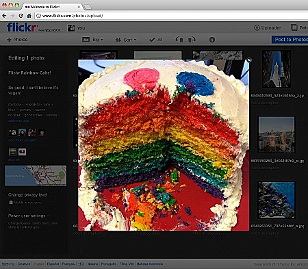 flickr עיצוב חדש לפליקר