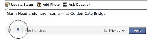 מיקום בפייסבוק
