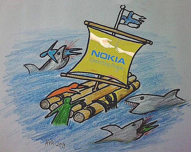 הרפסודה הבוערת של נוקיה