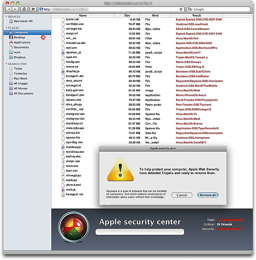 נוזקה למחשב אפל