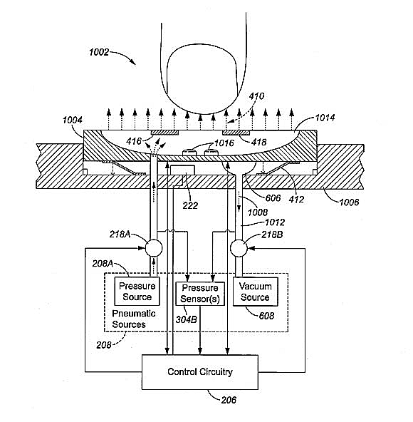 מקלדת נושפת - פטנט של אפל