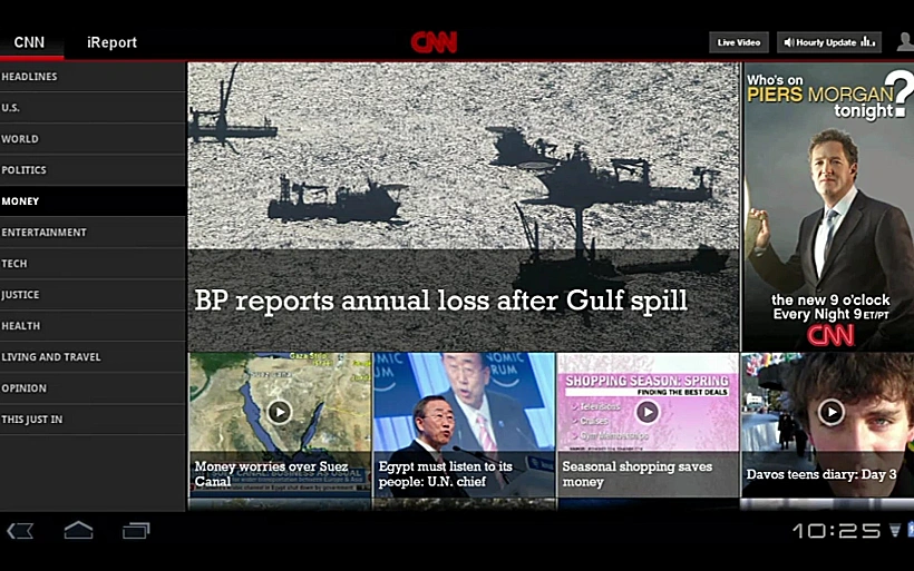 ישום CNN iReport על מערכת Honeycomb של גוגל