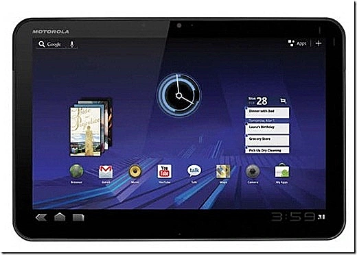 מוטורולה XOOM מחשב לוח