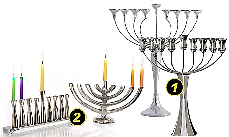 חנוכיות מיוחדות 2010