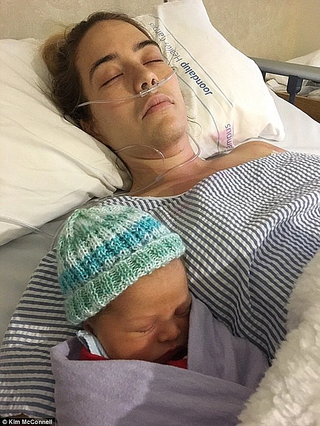 4 שעות לפני הלידה, האם אובחנה עם סרטן אלים