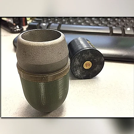 רובה רימונים שהודפס תלת מימד