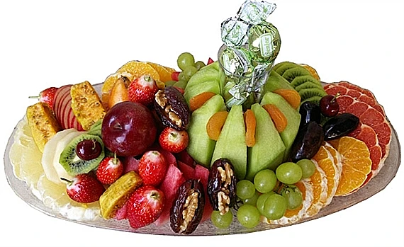 סלסלת פירות ושוקולד, 250 ש