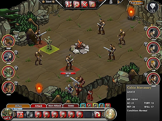 צילום מסך של Heroes of Neverwinter בבטא