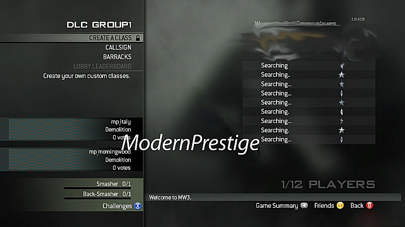 צילום מסך של משחק הרשת עם מפה מתוך DLC