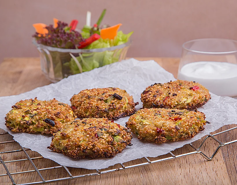 קציצות קינואה אפויות