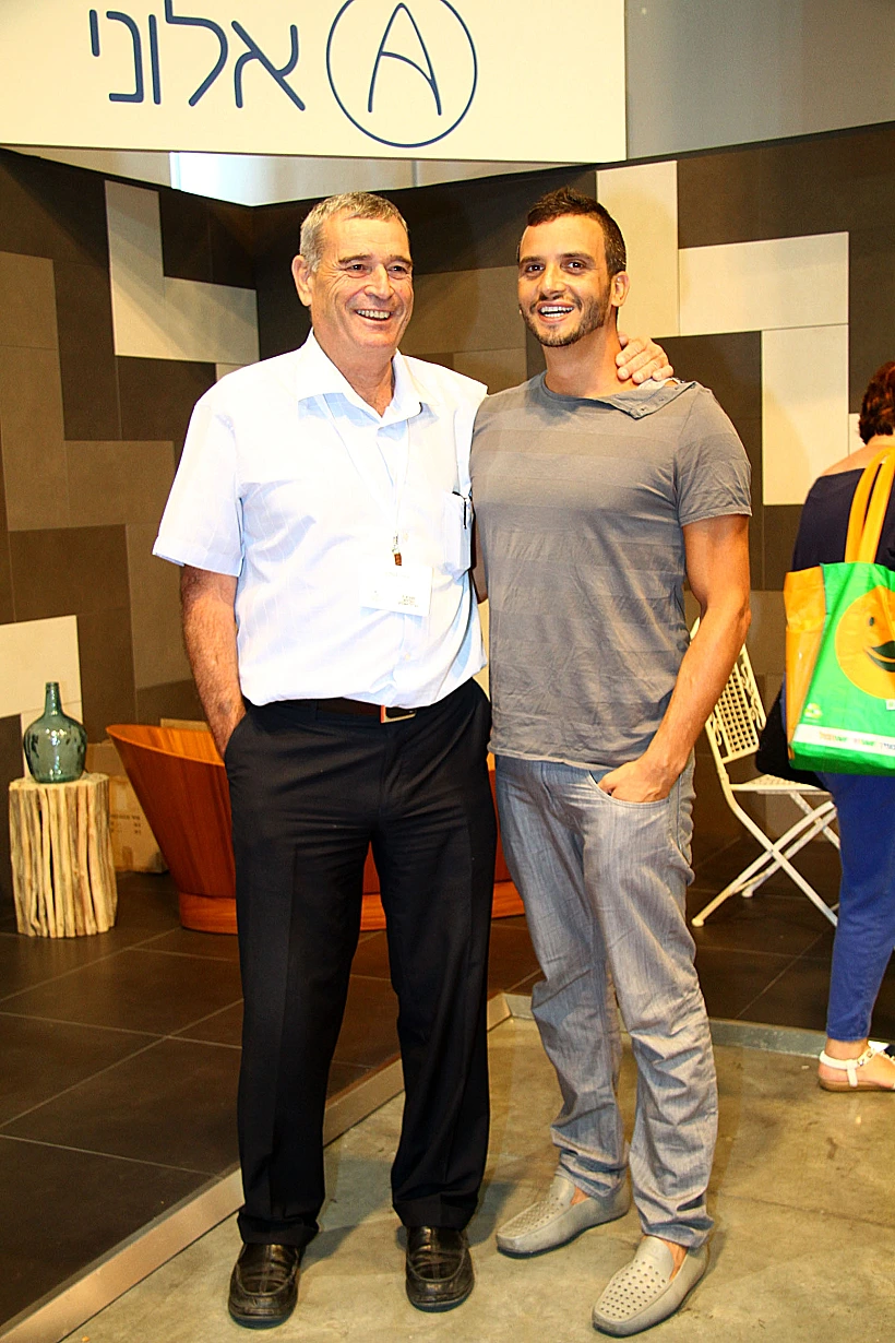 מושיק גלאמין ודוד מטלון מנכל חברת אלוני