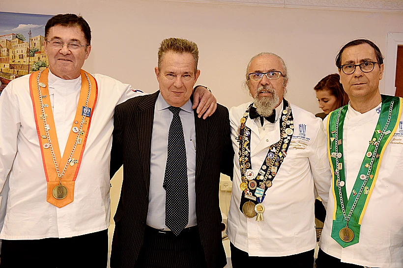 מימין לשמאל יוסי אלבז לאון מנחם, פול מילויצקי, חנן שגיא