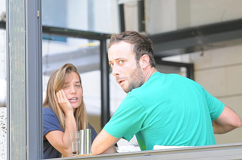 דנה פרידר וידיד מחול במסעדת הפריים בתל אביב