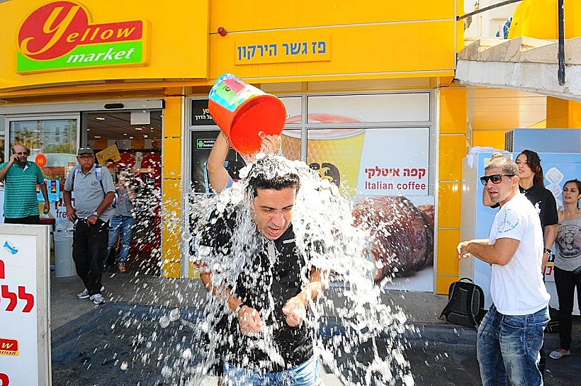 דורון מירן עושה את אתגר הקרח