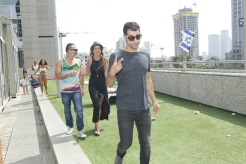 סלבריטאים באירוע במועדון הספורט 