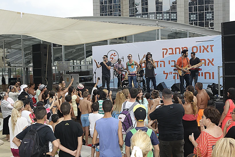 סלבריטאים באירוע במועדון הספורט 