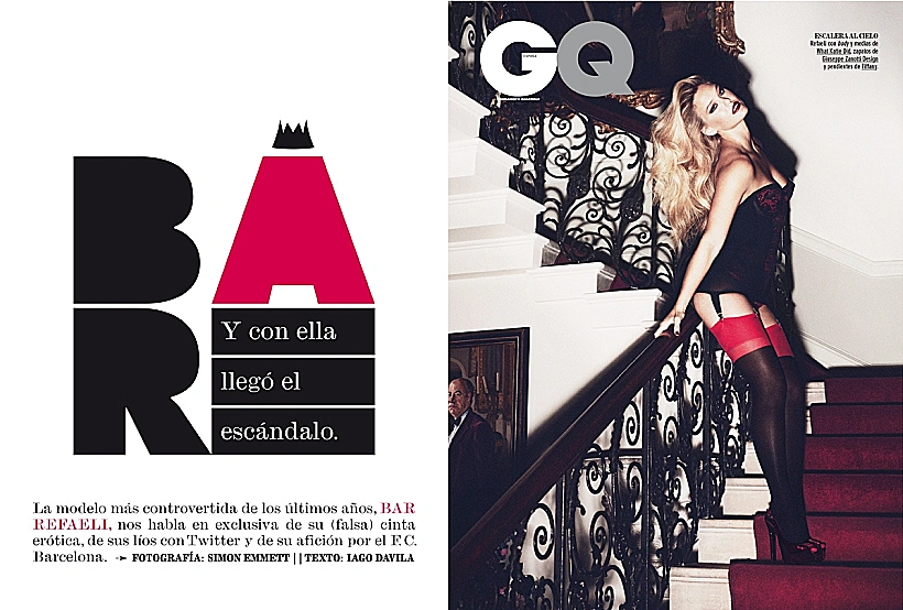 בר רפאלי GQ ספרד ינואר 2013