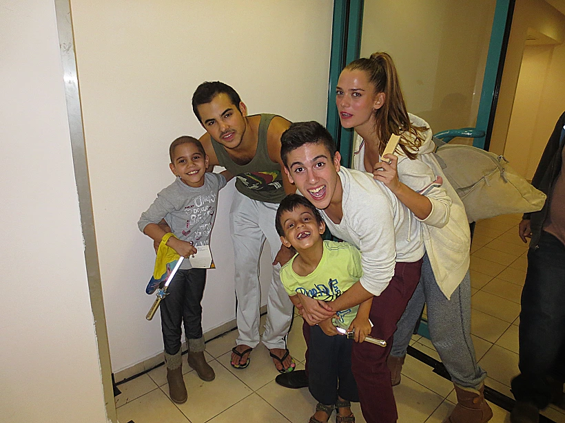 ילדי עמותת להושיט יד בחזרות פסטיגל