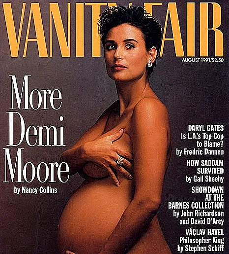 לשער של ואניטי פייר בשנת 1991