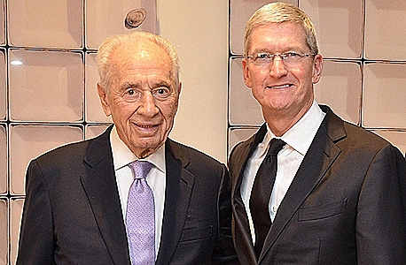 טים קוק ונשיא המדינה ראובן ריבלין