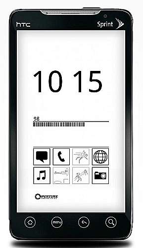 עמוד בית מעוצב לאנדרואיד